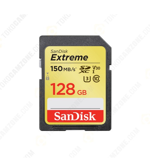 SanDisk Extreme SDXC UHS-I U3 150MB/s 128GB - SDSDXV5